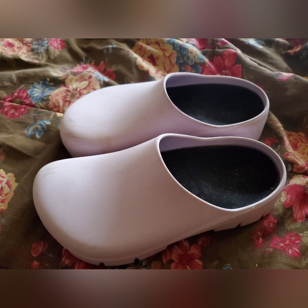 Birkenstock Soft Lilac Gardening Clogs